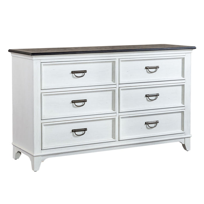 Allyson Park Drawer Dresser in White