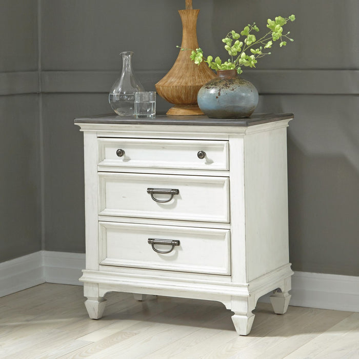 Allyson Park Nightstand in Wirebrushed White image
