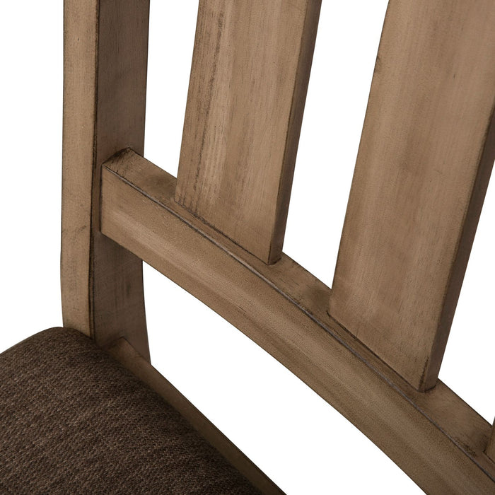 Sun Valley Slat Back Side Chair in Sandstone (RTA)