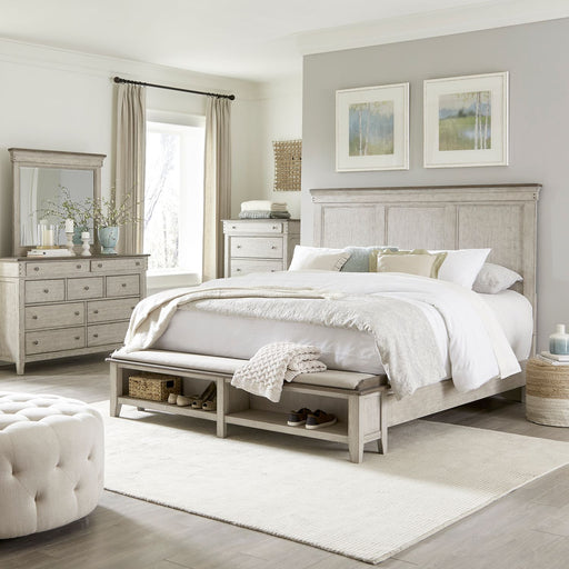 Ivy Hollow King California Storage Bed, Dresser & Mirror, Chest image