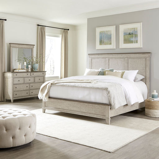 Ivy Hollow King Panel Bed, Dresser & Mirror image