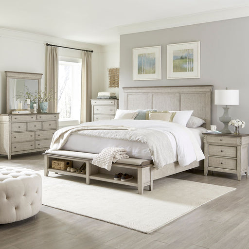 Ivy Hollow Queen Storage Bed, Dresser & Mirror, Chest, Night Stand image