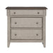 Ivy Hollow 3 Drawer Bedside Chest w/ Charging Station in Weathered Linen image