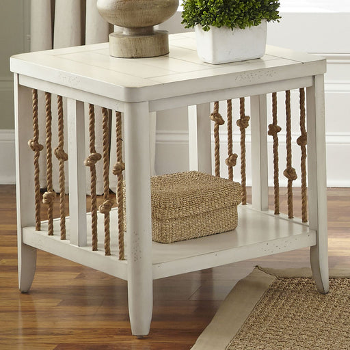 Dockside II End Table in White image