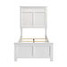 Andover 3/3 T Headboard, Footboard & Slats-White