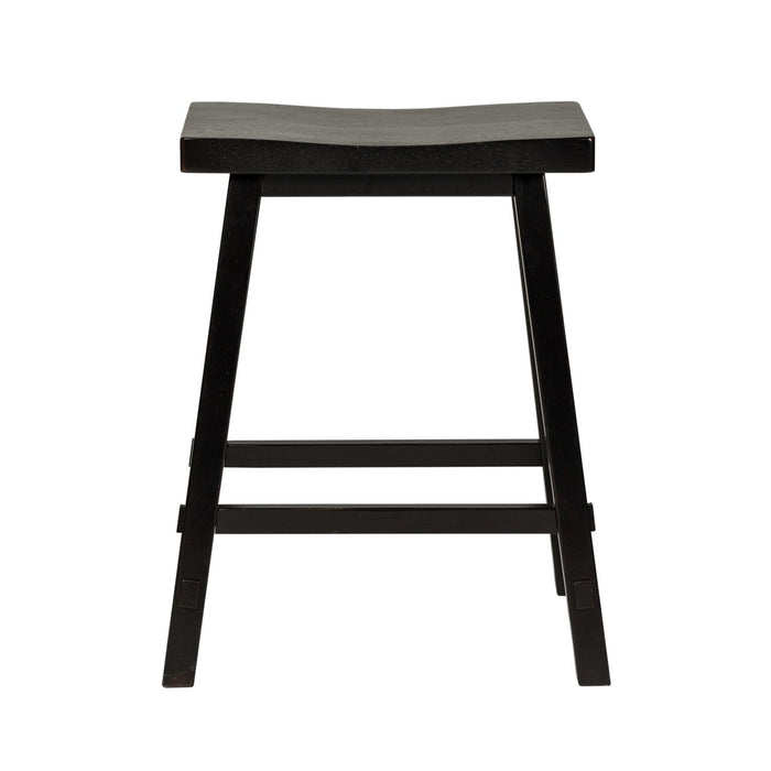 Creations 24 Inch Sawhorse Counter Stool - Black (RTA) image