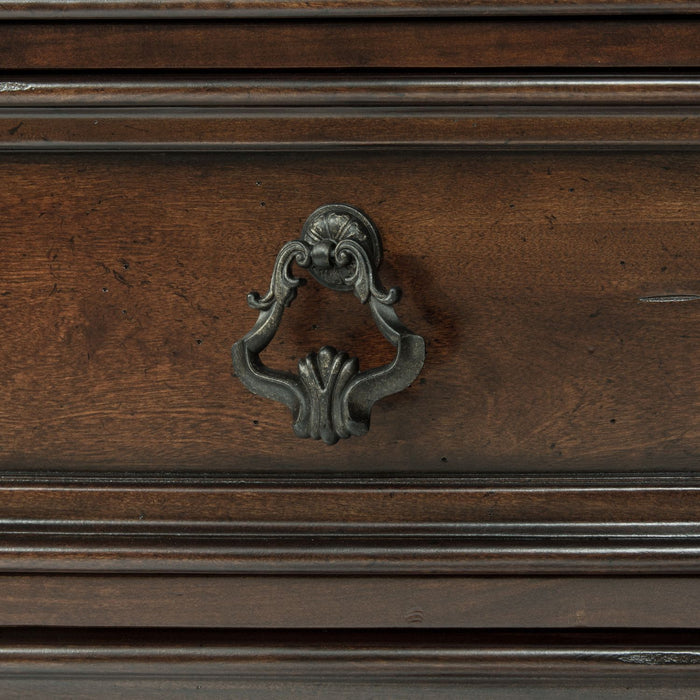 Arbor Place Queen Sleigh Bed, Dresser & Mirror, Chest