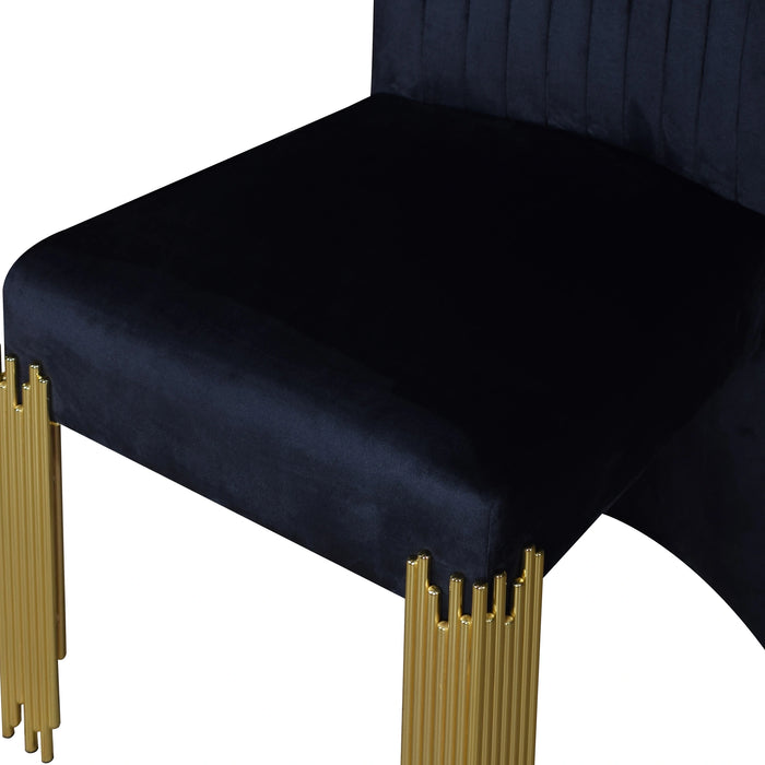 Empire Ladderback Dining Chair (2 Per Carton)-Black