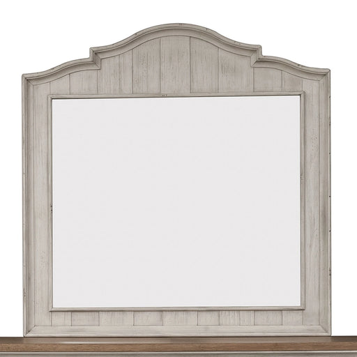 Farmhouse Reimagined Mirror in Antique White image