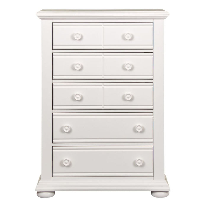 Liberty Furniture Summer House 5 Drawer Chest in White image