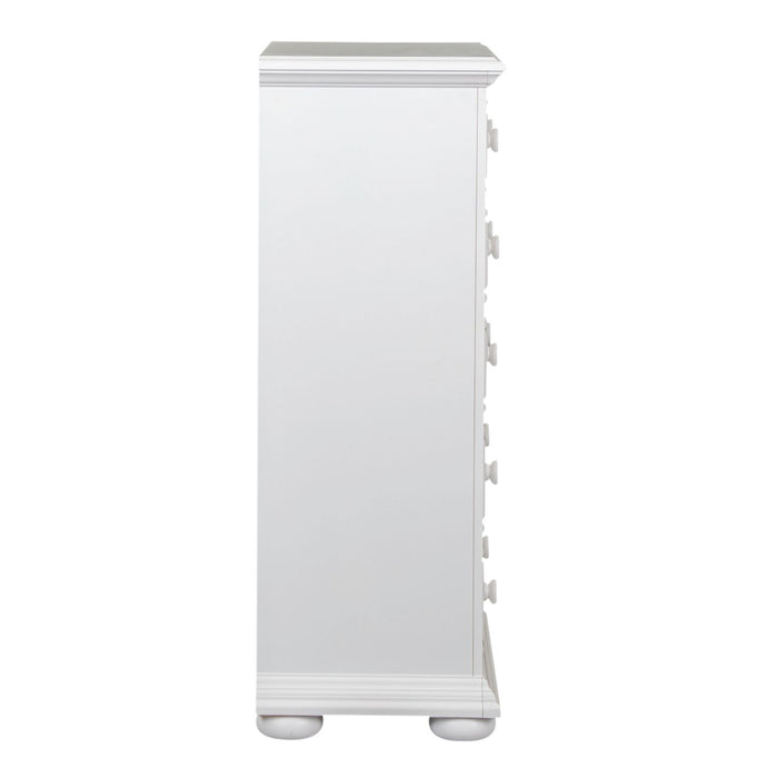 Summer House 5 Drawer Chest in White