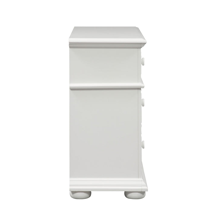 Summer House Media Chest in Oyster White
