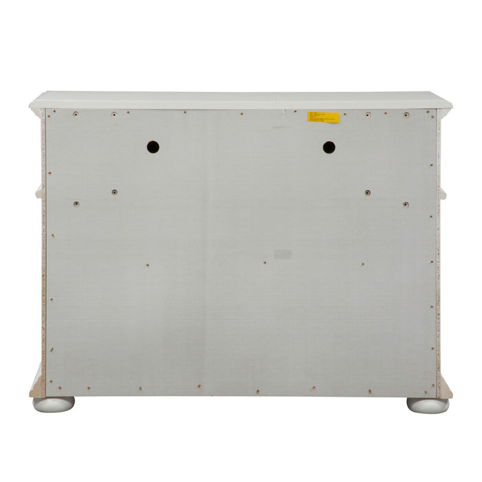 Summer House Media Chest in Oyster White