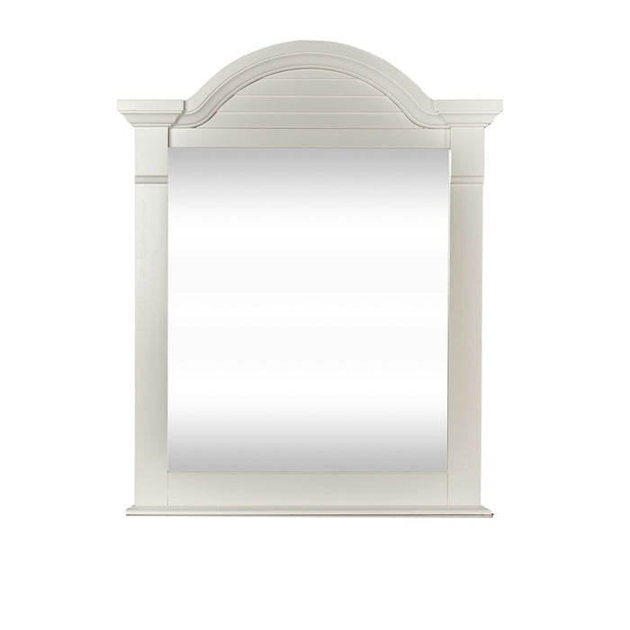 Summer House Small Mirror in Oyster White