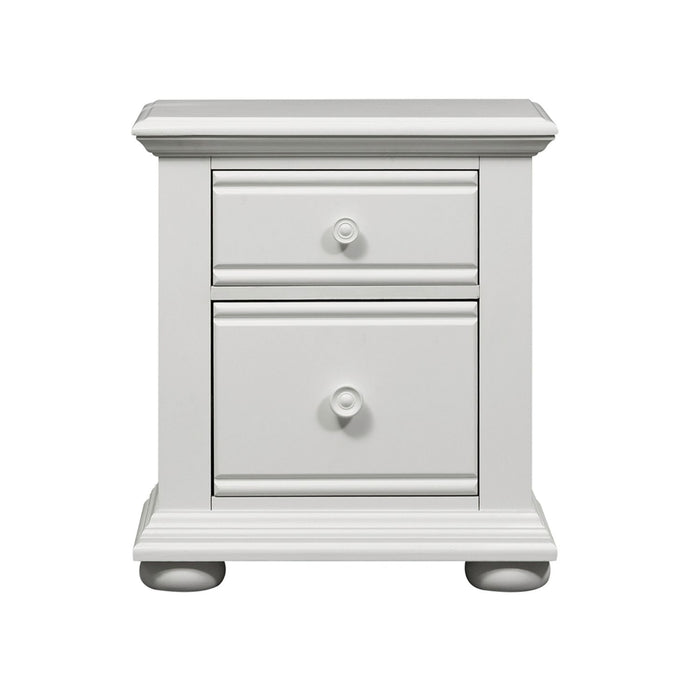 Summer House 2 Drawer Nightstand in Oyster White