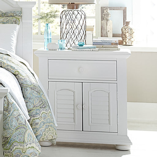 Summer House 1 Drawer Nightstand in Oyster White image