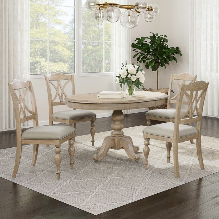 Summer House 5 Piece Pedestal Table Set image