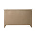Americana Farmhouse 9 Drawer Dresser in Dusty Taupe and Black image