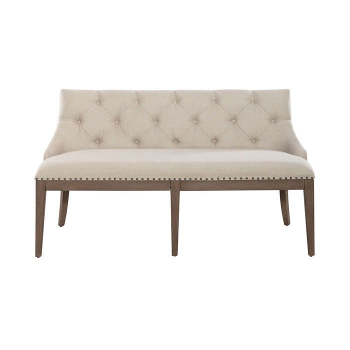 Americana Farmhouse 6 Piece Leg Table Set