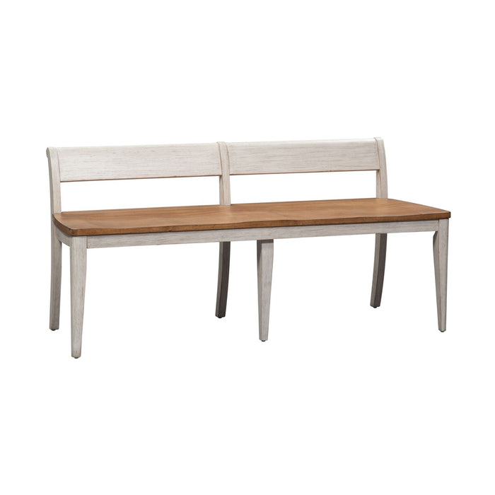 Farmhouse Reimagined Bench (RTA) in Antique White