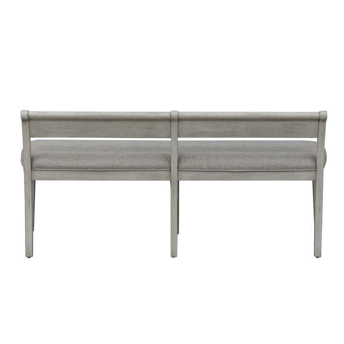 Farmhouse Reimagined Upholstered Bench (RTA) in Antique White