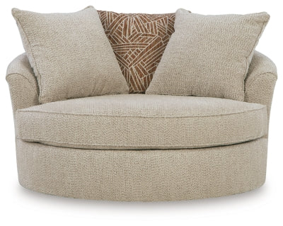 Steelwater Retreat Oversized Swivel Accent Chair