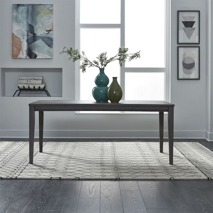 Liberty Furniture Tanners Creek Rectangular Leg Dining Table in Greystone