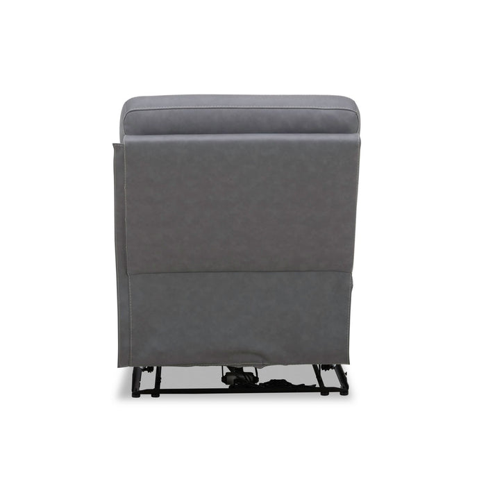 Cooper Armless Recliner P3 & ZG - Blue Gray image