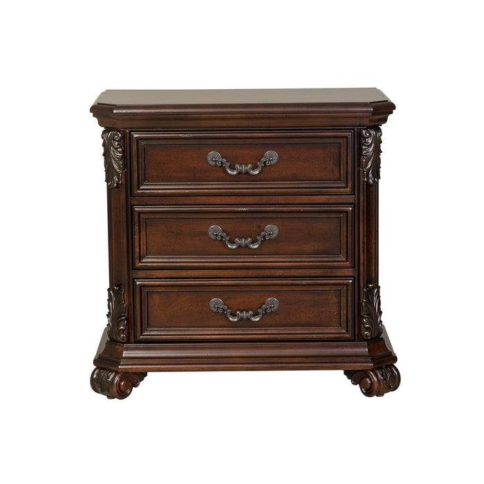 Messina Estates Queen Poster Bed, Dresser & Mirror, Chest, Night Stand
