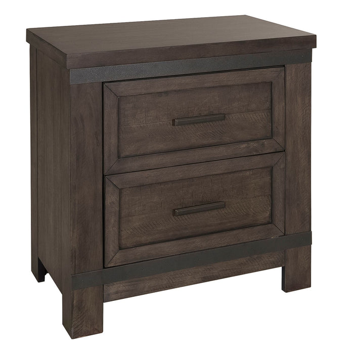 Thornwood Hills Nightstand in Rock Beaten Gray