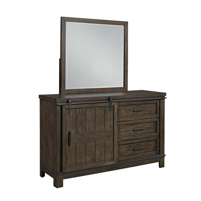 Thornwood Hills Full Panel Bed, Dresser & Mirror