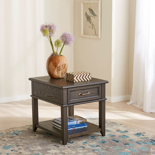Mill Creek Drawer End Table in Peppercorn image
