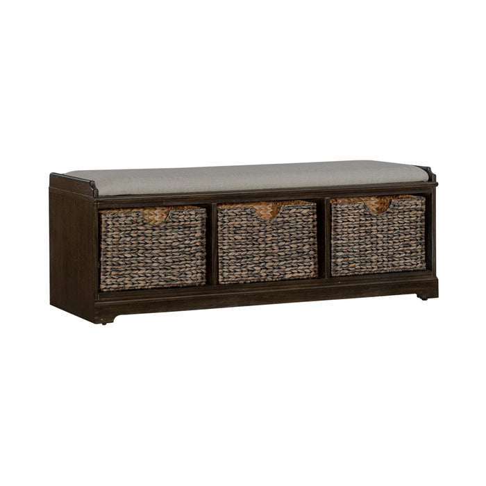 Mill Creek Wall Bench in Peppercorn