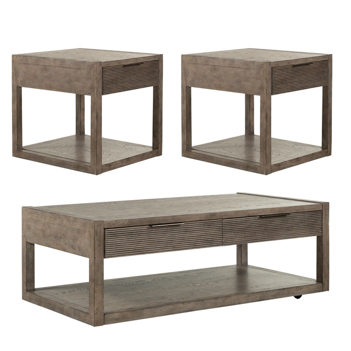 Bartlett Field 3 Piece Set (1-Cocktail 2-End Tables)