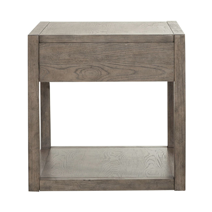 Bartlett Field End Table in Dusty Taupe