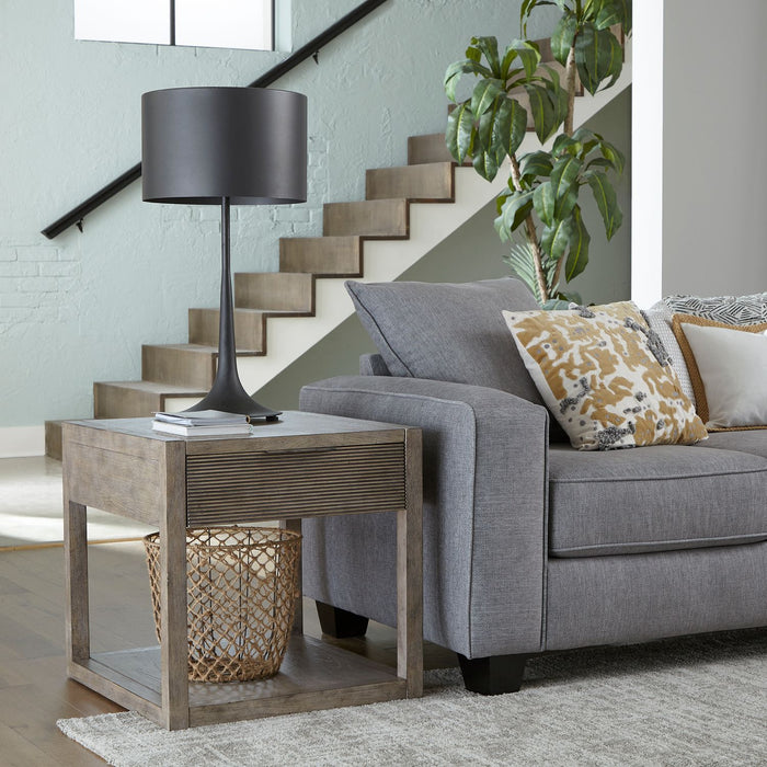 Bartlett Field End Table in Dusty Taupe image