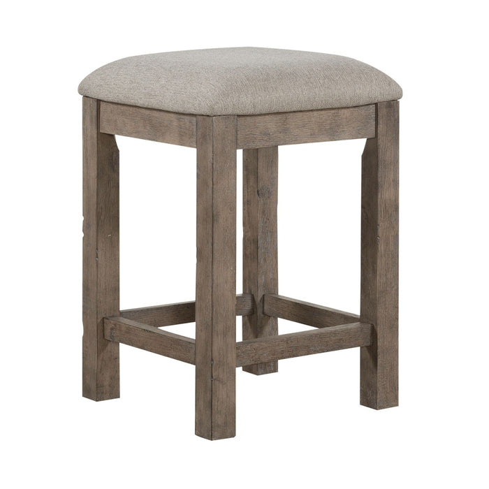 Bartlett Field Upholstered Console Stool in Dusty Taupe