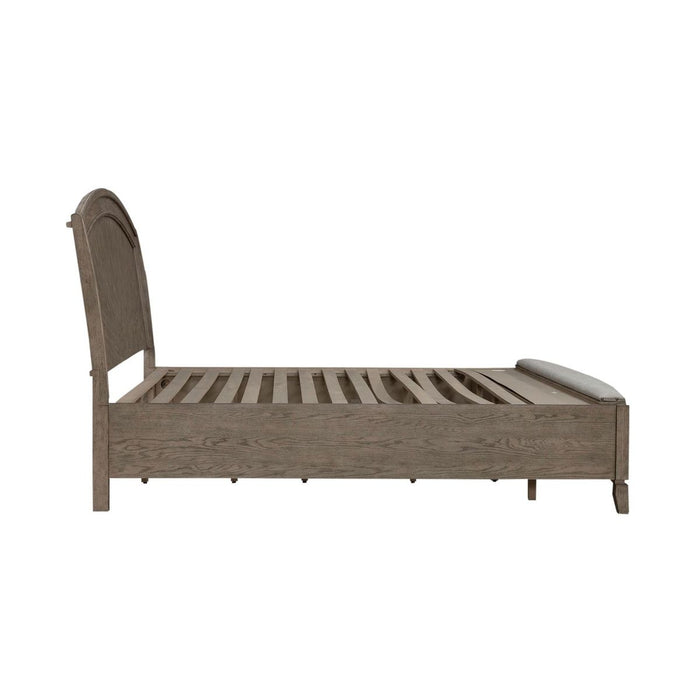 Liberty Furniture Avalon Queen Panel Storage Bed in Burnished Beige