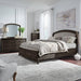 Avalon King Uph Storage Bed, Dresser & Mirror, Chest image