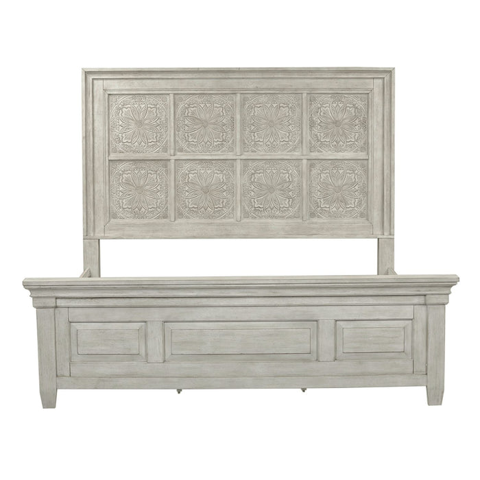 Heartland Opt Queen Panel Bed, Dresser & Mirror