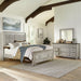 Heartland Opt Queen Panel Bed, Dresser & Mirror image