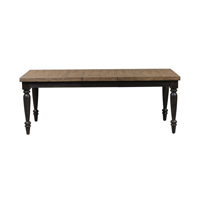 Harvest Home Rectangular Leg Dining Table in Chalkboard