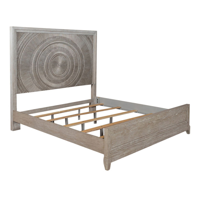 Belmar King California Panel Bed, Dresser & Mirror, Night Stand