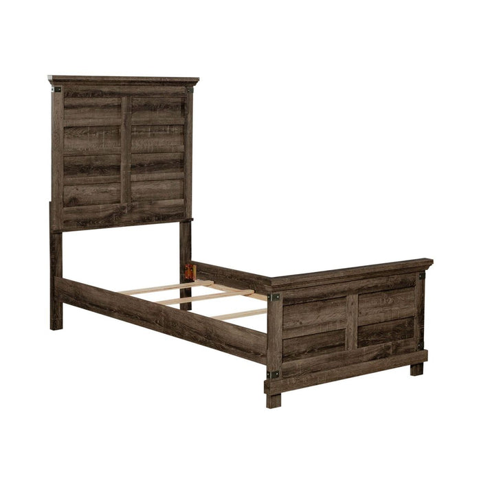 Liberty Furniture Lakeside Haven Opt Twin Panel Bed in Brownstone 903-BR-TPB