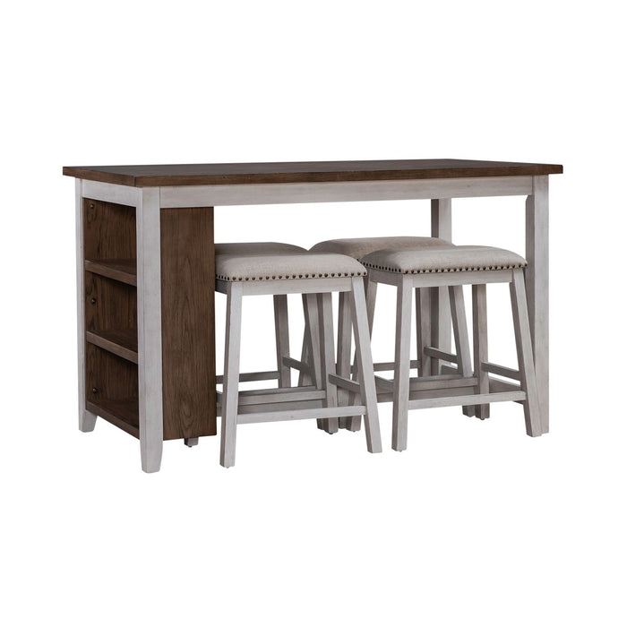 Brook Creek 5 Piece Counter Set- Two Tone