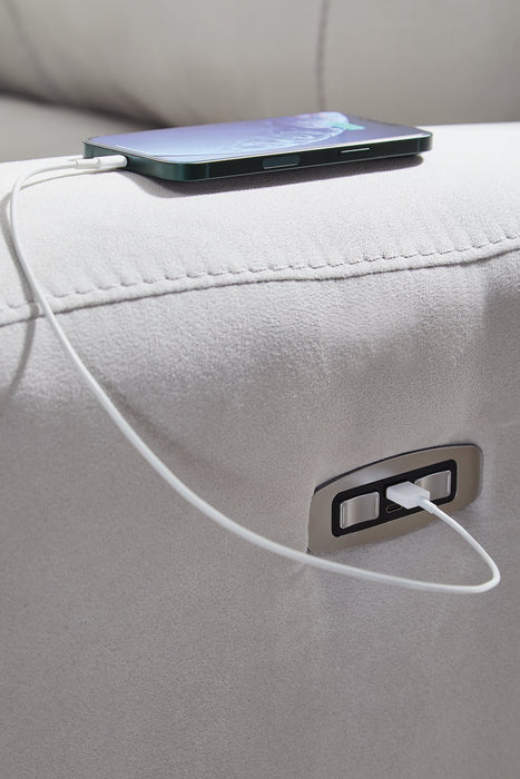 Social Pointe Reclining Loveseat