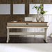Farmhouse Reimagined Console Bar Table in Antique White image
