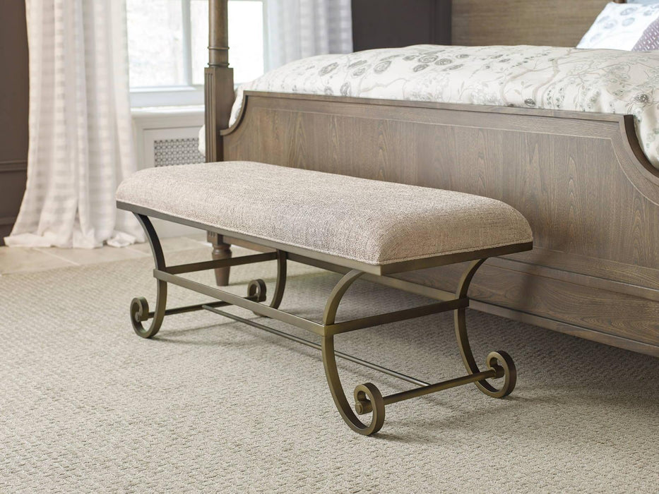 American Drew Savona Bed Bench in Versaille