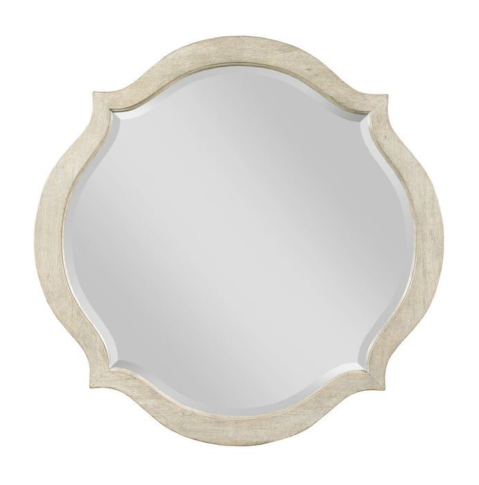 American Drew Vista Durant Accent Mirror in White Oak