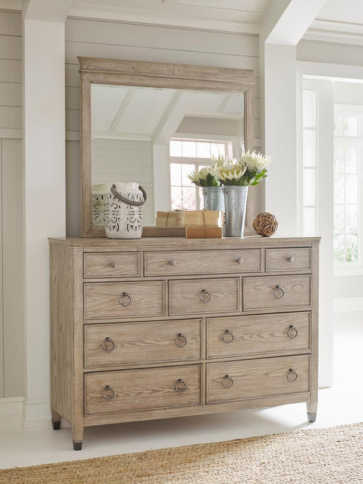 American Drew Vista Hastings Mirror in White Oak